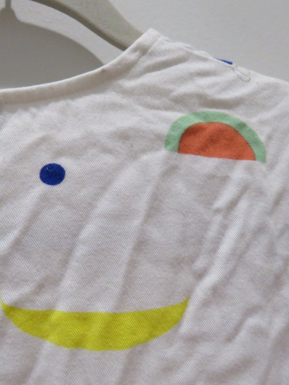 DUSEN DUSEN Fruit Stand Cropped Shirt Top XS Novelty Abstract Avant Garde - Picture 11 of 13